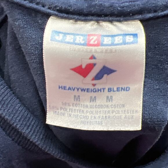 Jerzees Lake City Elementary Safety Patrol Tee Shirt Top Size Medium Blue - Picture 4 of 10